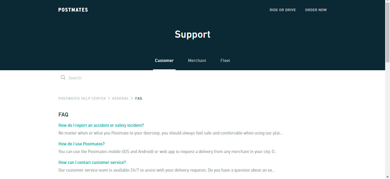 Postmates Customer Service 3 Ways to Contact Postmates Support