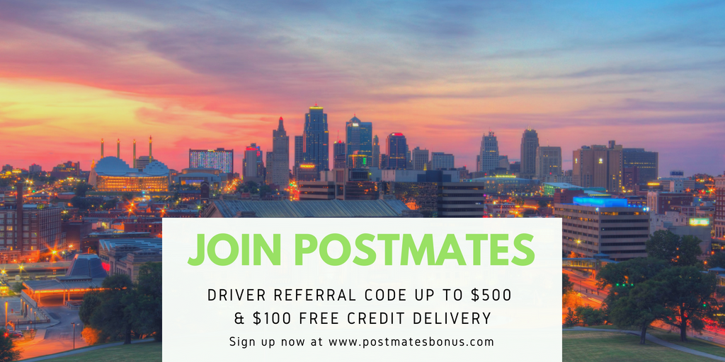 Postmates Referral Code Kansas CitySign up Bonus