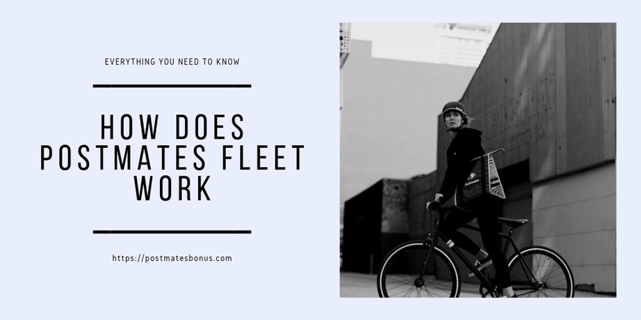 postmates fleet bike