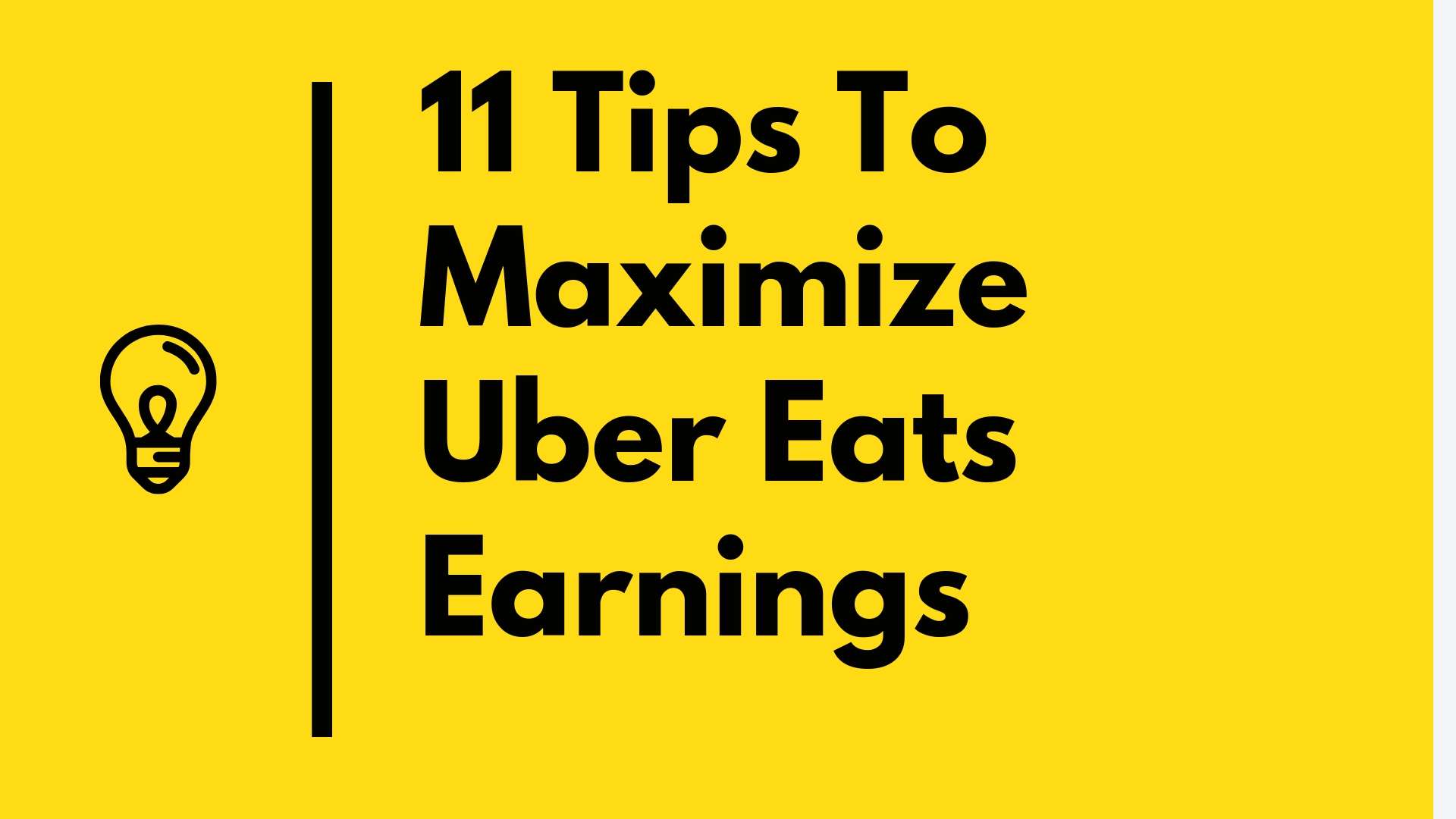 how to make more uber eats drivers