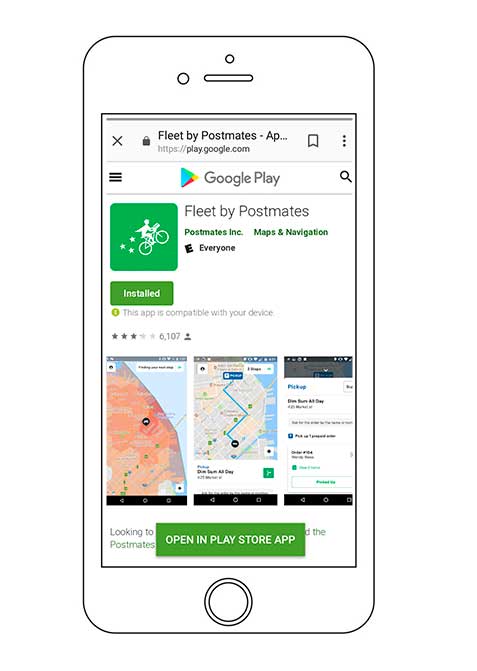 postmates fleet app download Android step 2