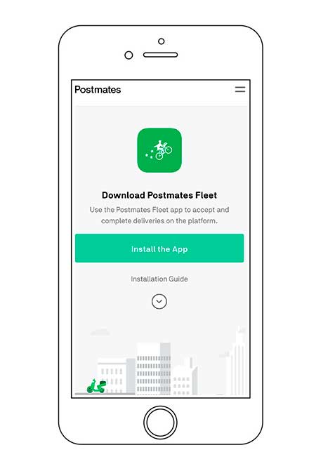 postmates fleet app download Android step 1