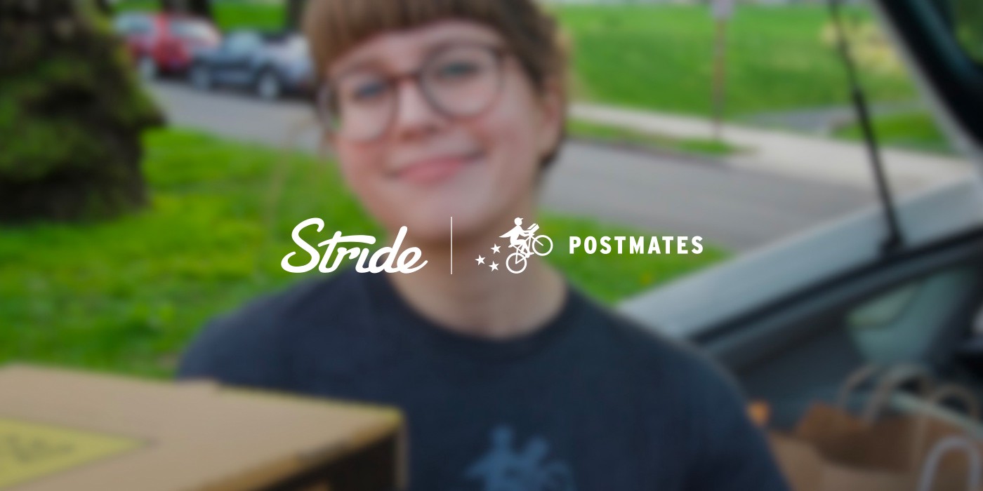 postmates and Stride