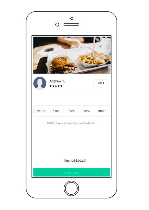 postmates tips