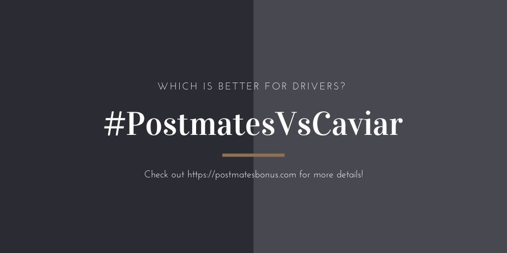 postmates vs caviar
